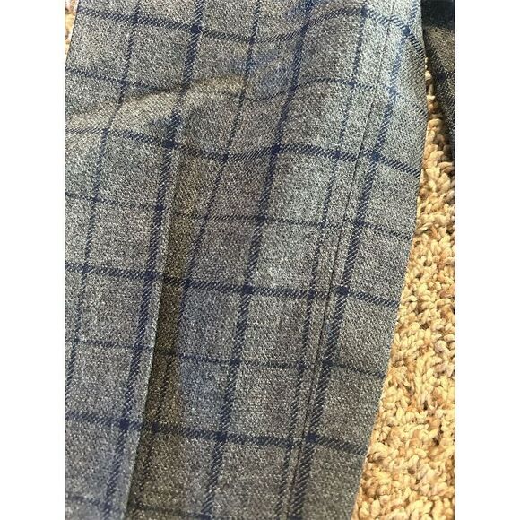 H&M Boys Dress Pants Size 2T Gray Checked Adjustable Waist Formal - Picture 2 of 7